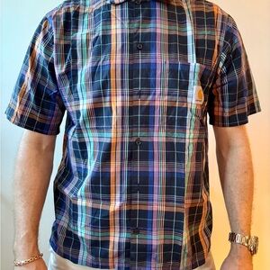 Carhartt Men's Large Multicolor Plaid Button Down Shirt